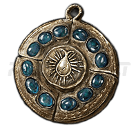 Cerulean Amber Medallion-image